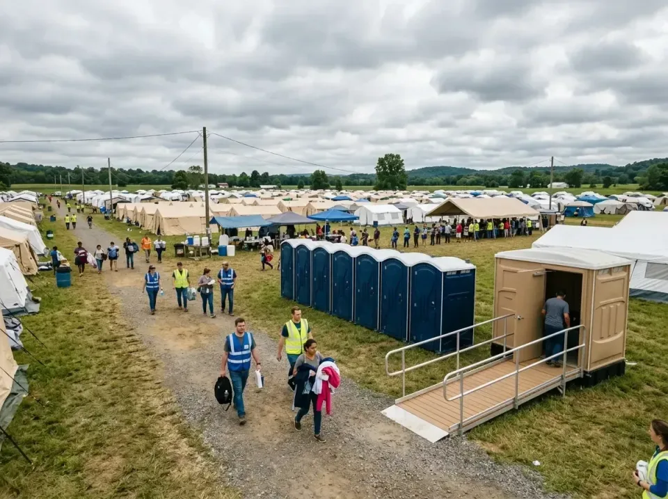 disaster-relief-camp-restrooms-010 — frequently asked questions, Dumpster & Portable Bathrooms Rental in Mora, MN